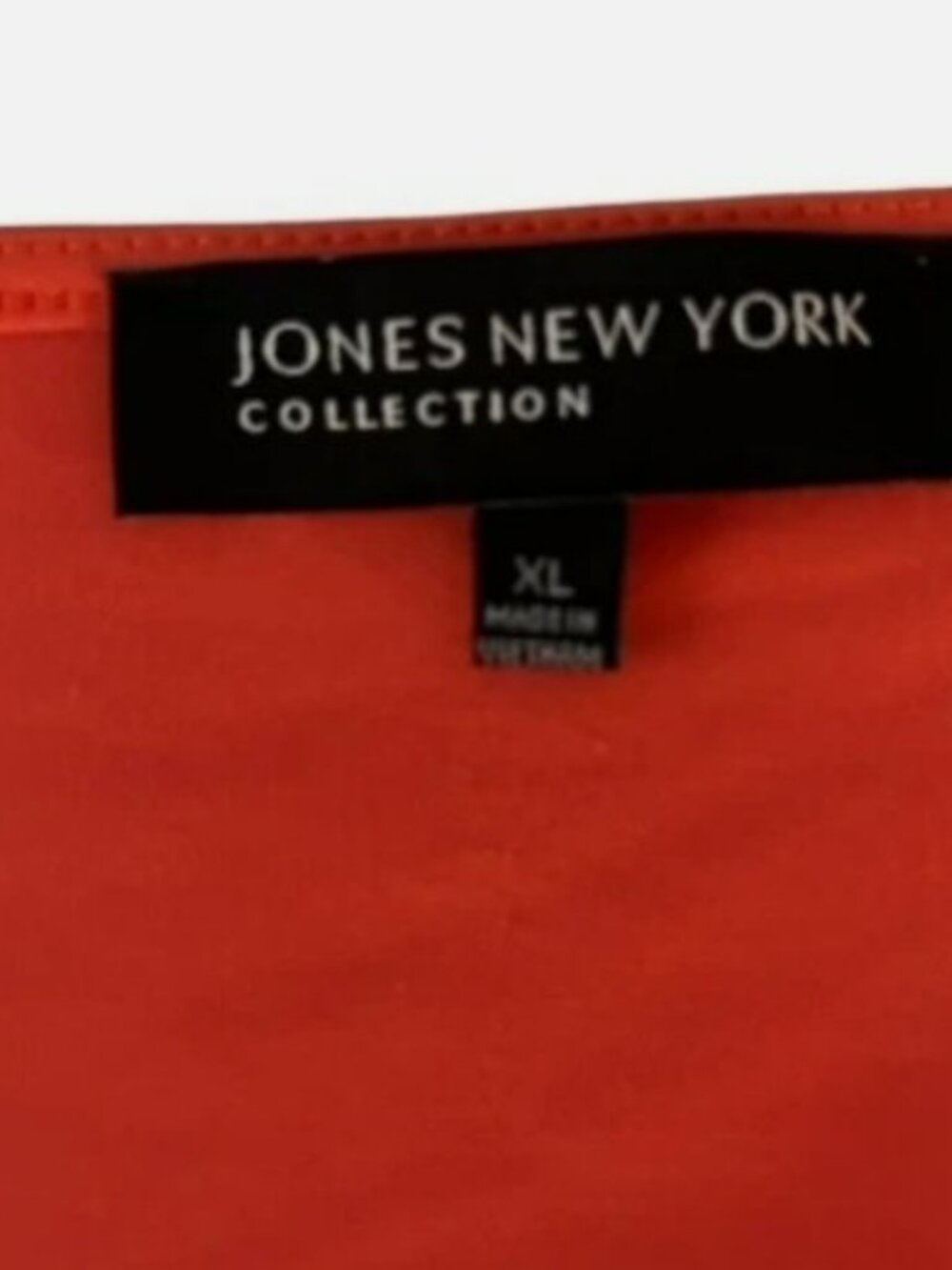 Vintage Jones New York Collection Women's XL Waterfall Neckline Blouse Top - Picture 2 of 4